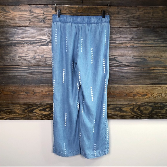 ❤️SOLD❤️Anthropologie Cloth & Stone Chambray Pants - Picture 3 of 6